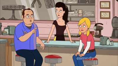 Me? You seduced me
with your salty sauces - Corner Gas Animated