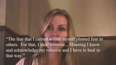 Meaning I know and
acknowledge my remorse - Hacking the Afterlife