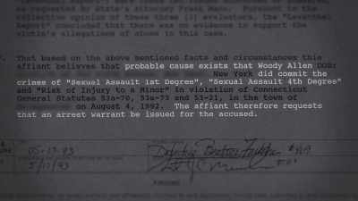 Meaning reasonable grounds to
believe a crime was committed, - Allen v. Farrow