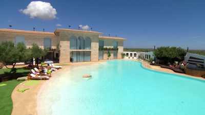 Meanwhile,
down at the pool, - Love Island