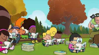 Meanwhile, everyone was taking
a break from reading their rule manuals - The Epic Tales of Captain Underpants