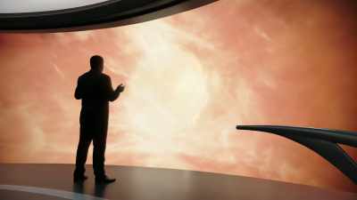 Meanwhile, in another
part of the galaxy. - Cosmos: Possible Worlds