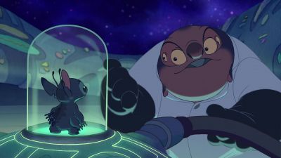 Meanwhile I've got a surprise for you Close your eyes - Lilo &amp; Stitch 2: Stitch Has a Glitch