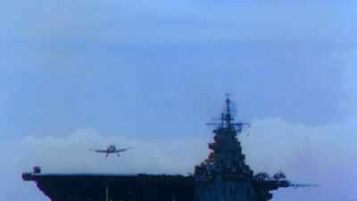 Meanwhile, the
island-hopping campaign - The Pacific War in Color