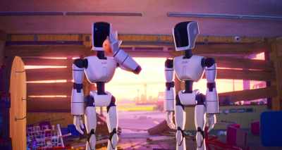 [mechanical whirring] - The Mitchells vs the Machines