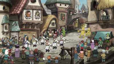 [medieval music playing] - Disenchantment
