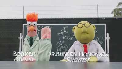 -(MEEPING)
-Now, let's move swiftly to today's topic. - Muppets Now