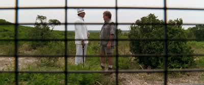 Meeting secretly with sinister types much? - Ace Ventura: When Nature Calls