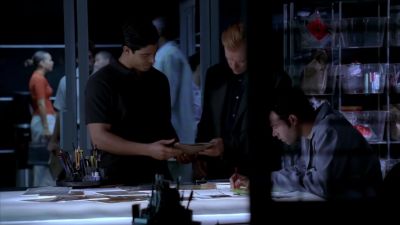 Megan ran the hairs 
from the master bed. - CSI: Miami