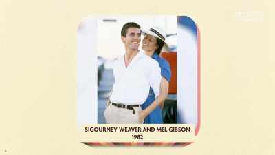 Mel Gibson
and Sigourney Weaver. - Super Maximum Retro Show