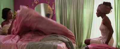 [melancholic music playing] - Christmas in Lagos