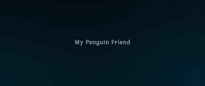 [melancholic music plays] - My Penguin Friend