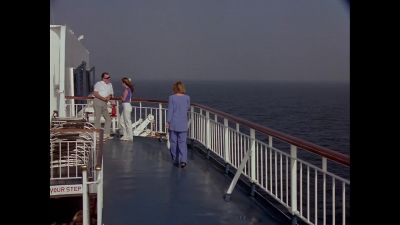 [Melancholy music playing] - The Love Boat