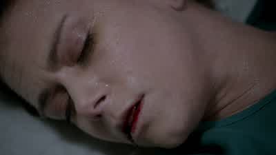 Hey. Hey. Hey, there's blood at her lips. What does that mean? There's blood. What does it mean? - Teen Wolf
