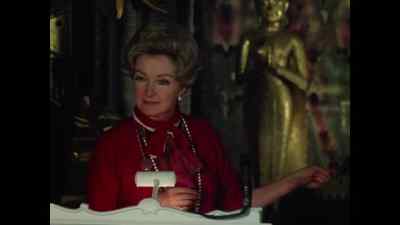 Melody, whose evening gown
in bronze pailleted sequins... - Kolchak: The Night Stalker