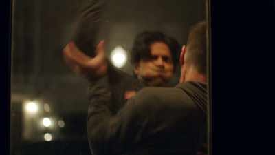 (men grunting)
(blows thudding) - Shadow Wolves