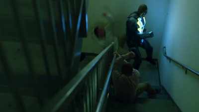 [men grunting] - Black Lightning