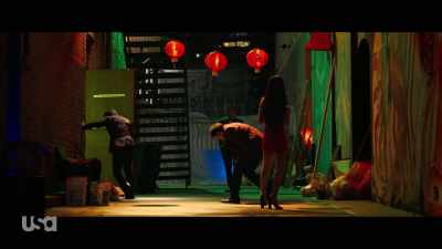(men grunting) - Nash Bridges