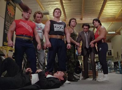 [men grunting] - The A-Team