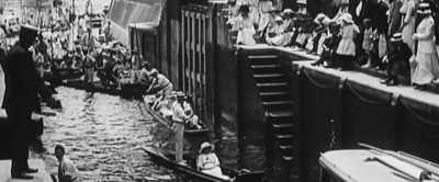 Men in boaters,
far from Henley, - Benediction