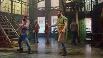 (men laughing) - Kinky Boots: The Musical
