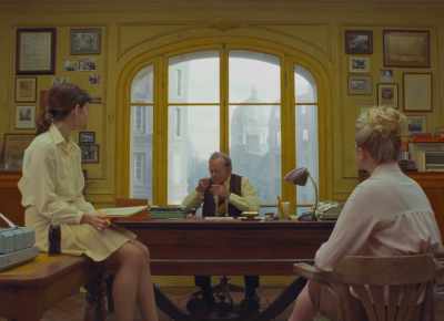 (MEN MURMURING) - The French Dispatch