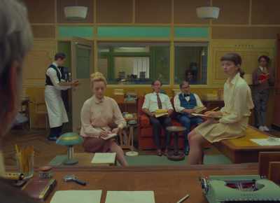(MEN MURMURING) - The French Dispatch