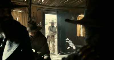 [men murmuring] - The Ballad of Buster Scruggs