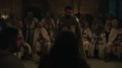[ Men murmuring ] - Knightfall