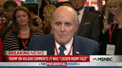 Men say stupid things
in locker rooms. - Giuliani: What Happened to America's Mayor?