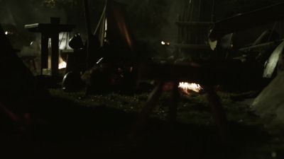 (men snore, crickets chirp) - Vikings