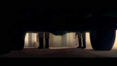 (men speaking indistinctly) - Flee