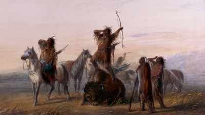 [Men whooping] - The American Buffalo