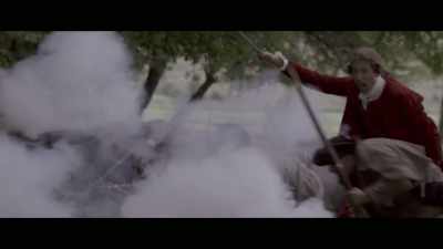 ‐ [ men yelling ] - Washington