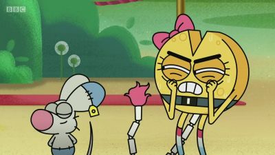 Meow. - Boy Girl Dog Cat Mouse Cheese