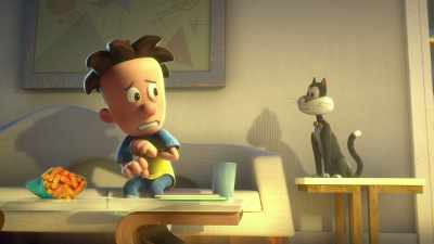[meows]
- [screams] - Big Nate