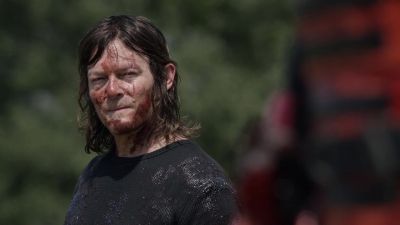 Mercer: Could've used
your help back there. - The Walking Dead