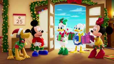 Merry Christmas
again. [chuckles] - Mickey and the Very Many Christmases
