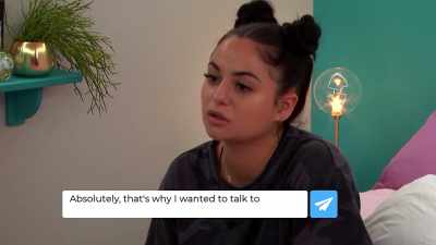 Message, "Absolutely.
That's why I wanted to talk to you - The Circle