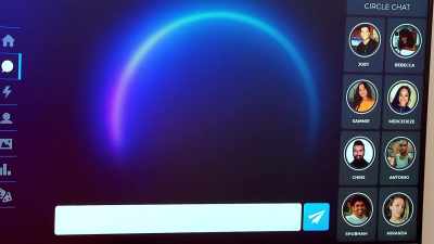 Message. "My question is to @Mercedeze." - The Circle