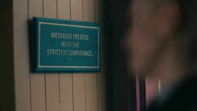 "MESSAGES TREATED
WITH STRICTEST CONFIDENCE." - Miss Scarlet and the Duke