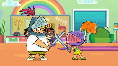 (Metal clinks)
(Effort grunts) - Total DramaRama