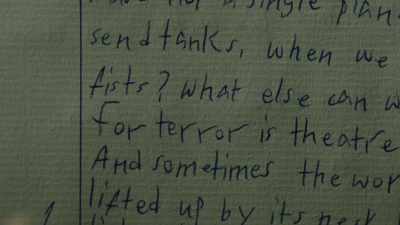 [Metal creaking] - The Little Drummer Girl