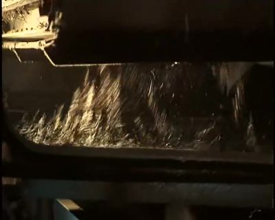 METAL IS MAGNETICALLY SEPARATED
FROM THE RUBBER, - How It's Made