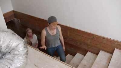 Metal railing,
a little bit of trim. - Fixer Upper: Behind the Design
