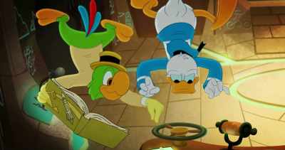 -(metal squeaks)
-(door clanks) - Legend of the Three Caballeros