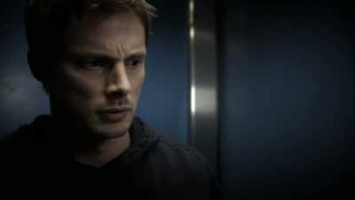 (metal stairs thud) - Damien