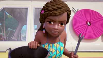 [METALLIC BANGING][ROARS QUESTIONINGLY] - LEGO Friends: Girls on a Mission