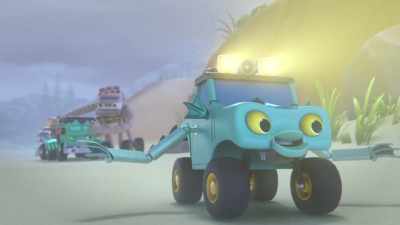 [metallic clacking] - Mighty Monsterwheelies