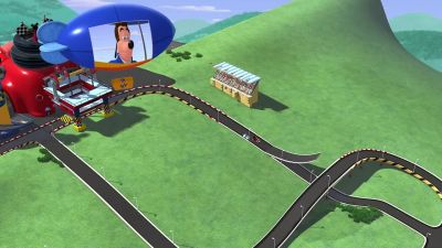      ( metallic rattling )
              Huh? - Mickey and the Roadster Racers